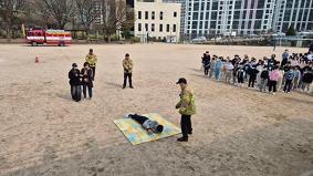 범박초등학교, 1학기 소방안전 훈련 실시